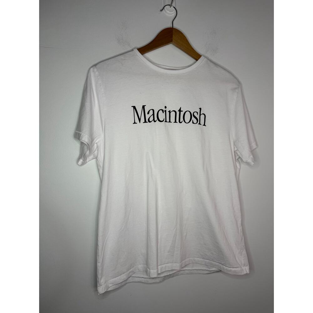 APPLE COMPUTER MACINTOSH Logo Official T SHIRT Mens  Large